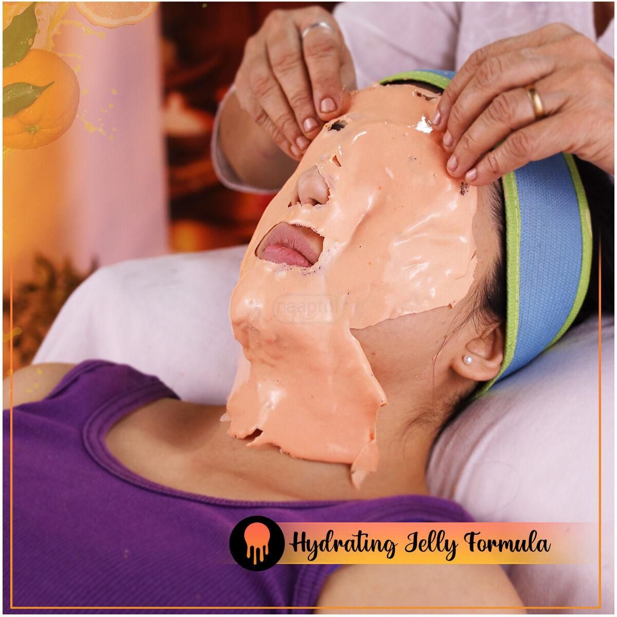 Vitamin C Peel Off Jelly Facial Mask For Salon (Pack Of 2)